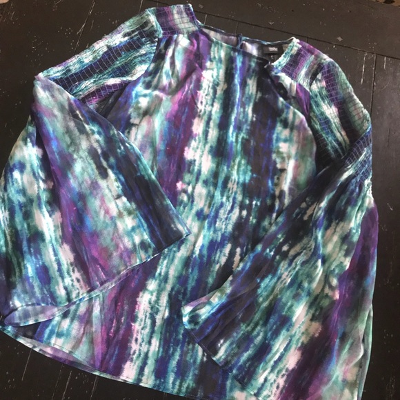 💜💚💙MOSSIMO Sheer Top - Picture 1 of 8